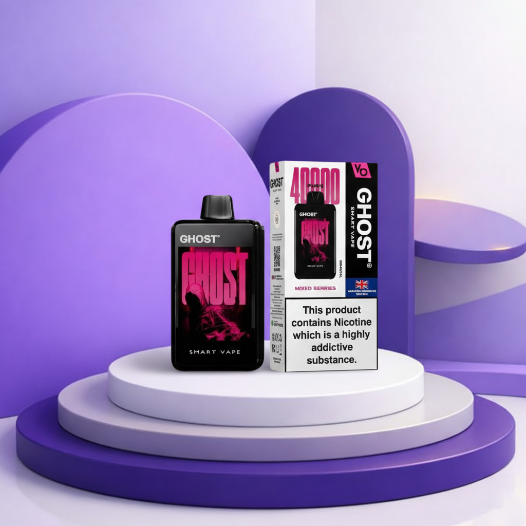 Ghost Smart Vape 40K - czysty, najlepsze, najtańsze, Darmowa dostawa, Wyprzedaż, Nowości, Najlepsze ceny, Top kolekcje, Promocje, Tylko u nas, Popularne, buchów, jednorazówka, jednorazówki, e papieros, najlepsze jednorazówki, e papierosy jednorazowe, e papierosy sklep